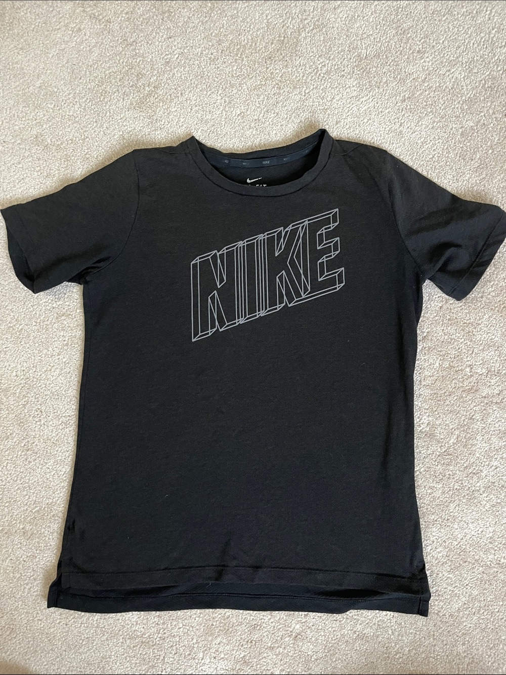 Nike Dri-Fit boys black t-shirt